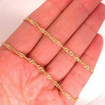 Singapore ketting goud kopen | Singapore ketting bestellen