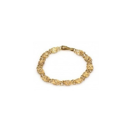 Gouden Surinaamse babyarmband | Surinaams goud | Mattenklopper armband dames volwassenen