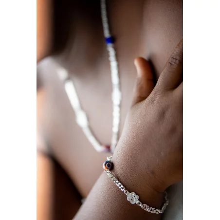 Surinaamse ala kondre ketting | Surinaamse kralen ketting