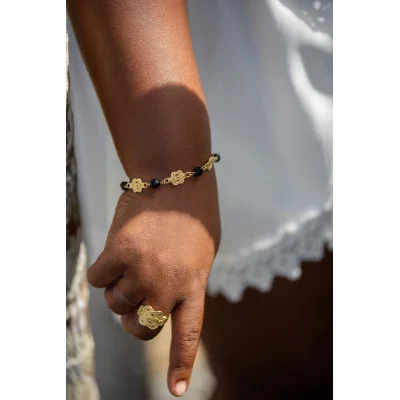 Mattenklopper ogri ai armband | Surinaamse armband goud