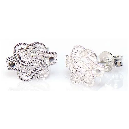 Kleine mattenklopper oorbellen | Mattenklopper oorbellen kind | Mattenklopper oorbel zilver