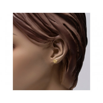 Mattenklopper oorbellen 18 karaats surinaams goud | 18K mattenklopper oorbel | Surinaams goud 18 karaat 2