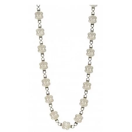 Mattenklopper ketting dames vrouwen - Surinaamse ketting zilver