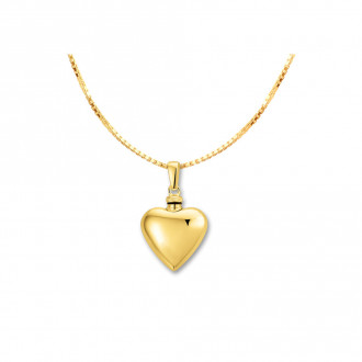 Gedenksieraden kopen | Urnhanger kopen | As hanger goud