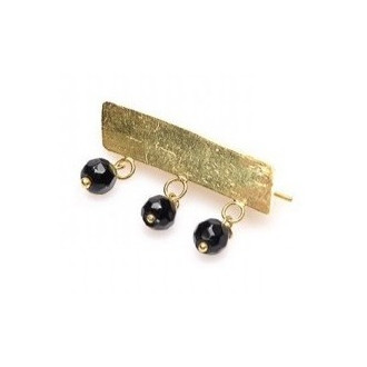 Gouden Surinaamse speld met ogri ai kralen | Surinaamse speld | Surinaamse babysieraden