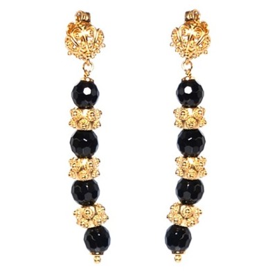 Gouden Surinaamse oorbellen | Surinaamse oorbellen vrouw dames