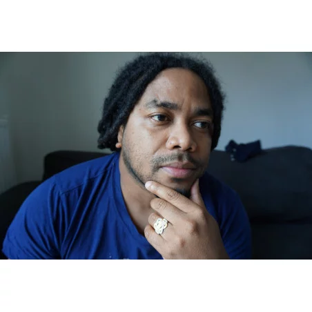 Surinaamse mattenklopper ring | Surinaamse sieraden