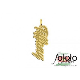 14 karaat gouden naamhanger | zelf je gouden ketting samenstellen 2
