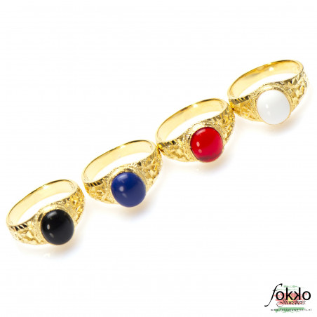 Surinaamse ring met steen | Surinaamse ring