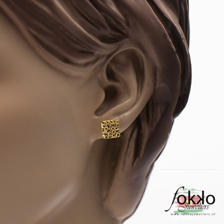 Piet piet oorbellen | Surinaams goud | Su sieraden