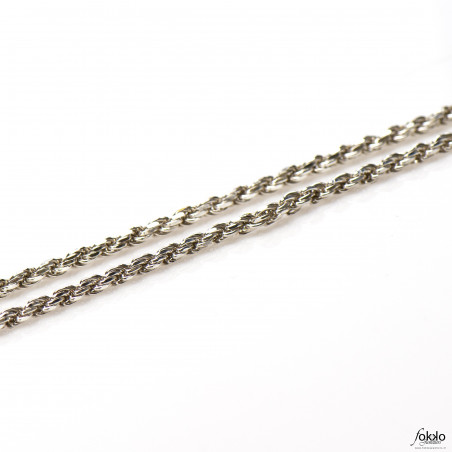 Surinaamse kinderketting | Surinaamse kindersieraden | Rope chain zilver