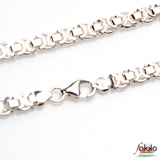 Zilveren koningsketting | Platte koningsketting | Goedkope koningsketting 2