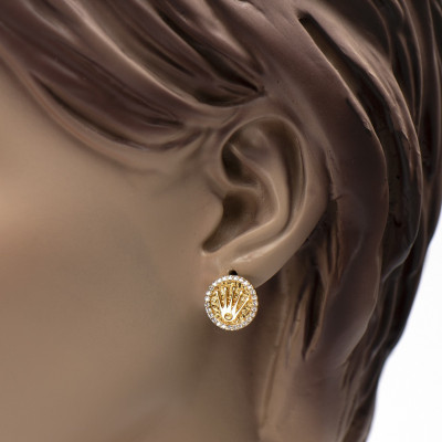 Rolex oorbellen met kroon | Rolex sieraden | Rolex jewelry