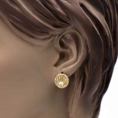 Rolex oorbellen met kroon | Rolex sieraden | Rolex jewelry