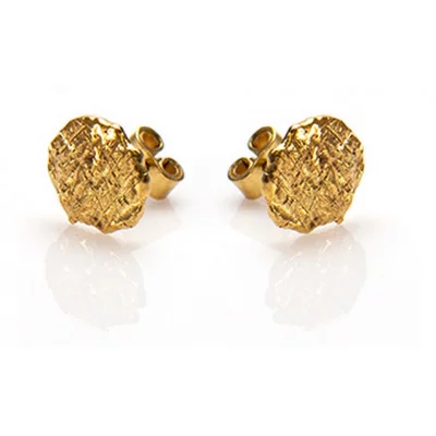 Gouden piet piet oorbellen | Surinaamse oorbellen