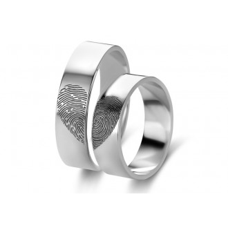 Ringenset met vingerafdrukken | Vriendschapsringen met vingerafdrukken
