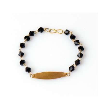 Gouden Surinaamse babyarmband | Gouden babysieraden | gouden babyarmband | Surinaamse kralenarmband