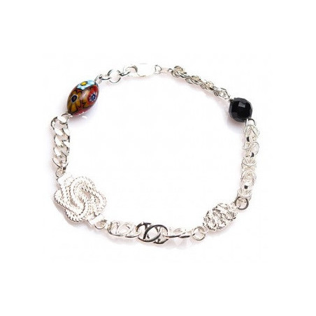 Ala kondre armband heren - ala kondre armband zilver - Surinaamse armband