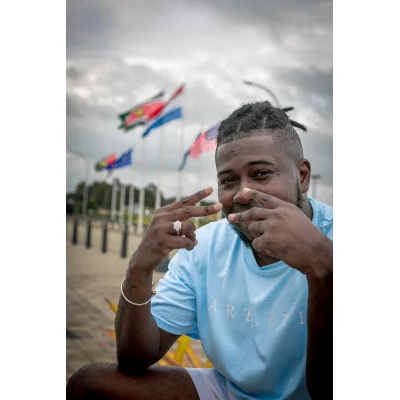 Mattenklopper ring (maat M). Surinaamse sieraden. Surinaamse ring.